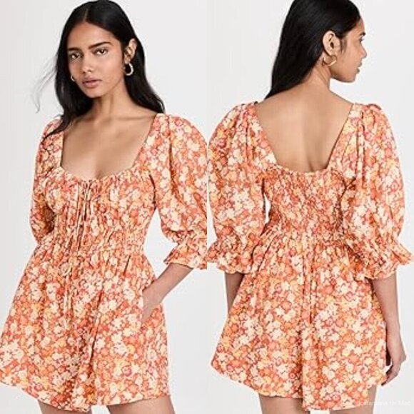 Free People Show Me The Love Romper - Picture 1 of 8